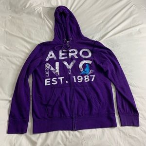 Aeropostal Médium Purple Jacket! In Good Condition!